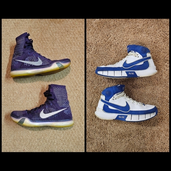Nike Kobe X Elite High Team Pack Violet Men’s Size 11 lot - Picture 1 of 10